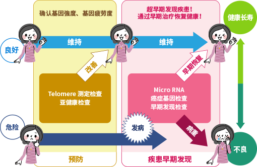 通过癌症基因检查豪华版预防并早期发现疾患永葆健康