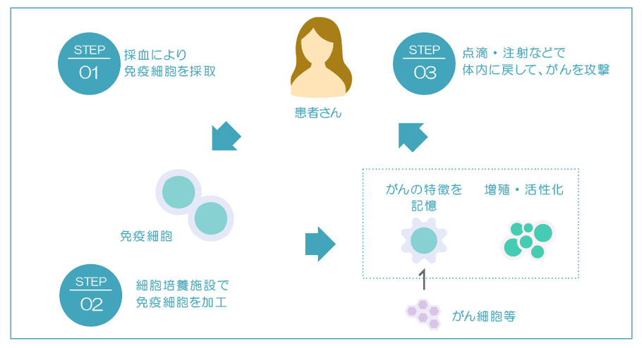 免疫細胞治療のしくみ